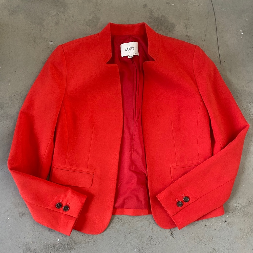 Open Front Blazer